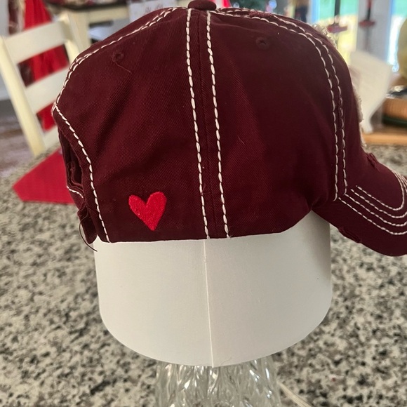 KBETHOS Vintage Burgundy Cap - Picture 2 of 3